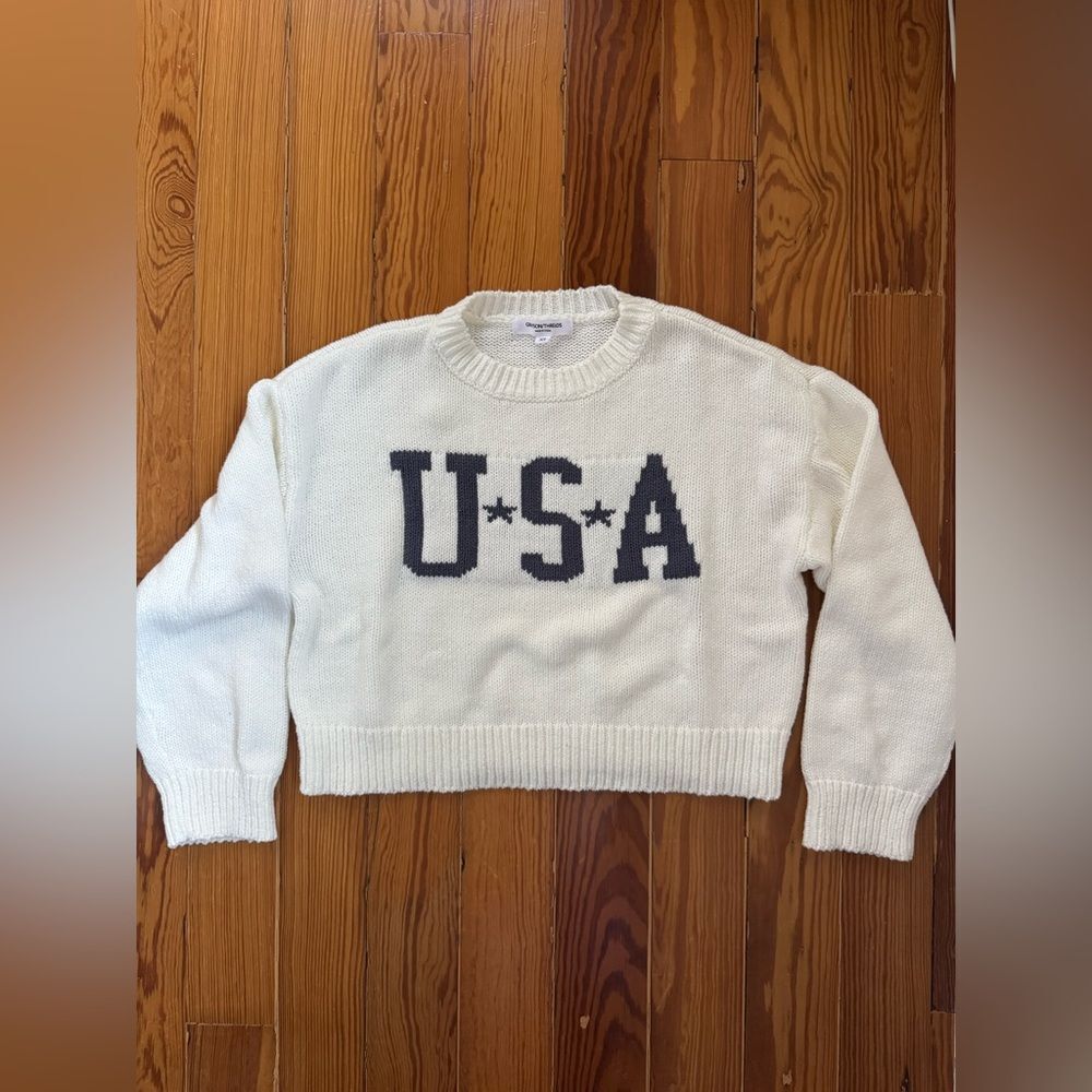 Grayson Threads USA Cropped Sweater